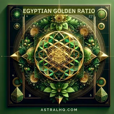 Egyptian Golden Ratio for Abundance 432 Hz track art